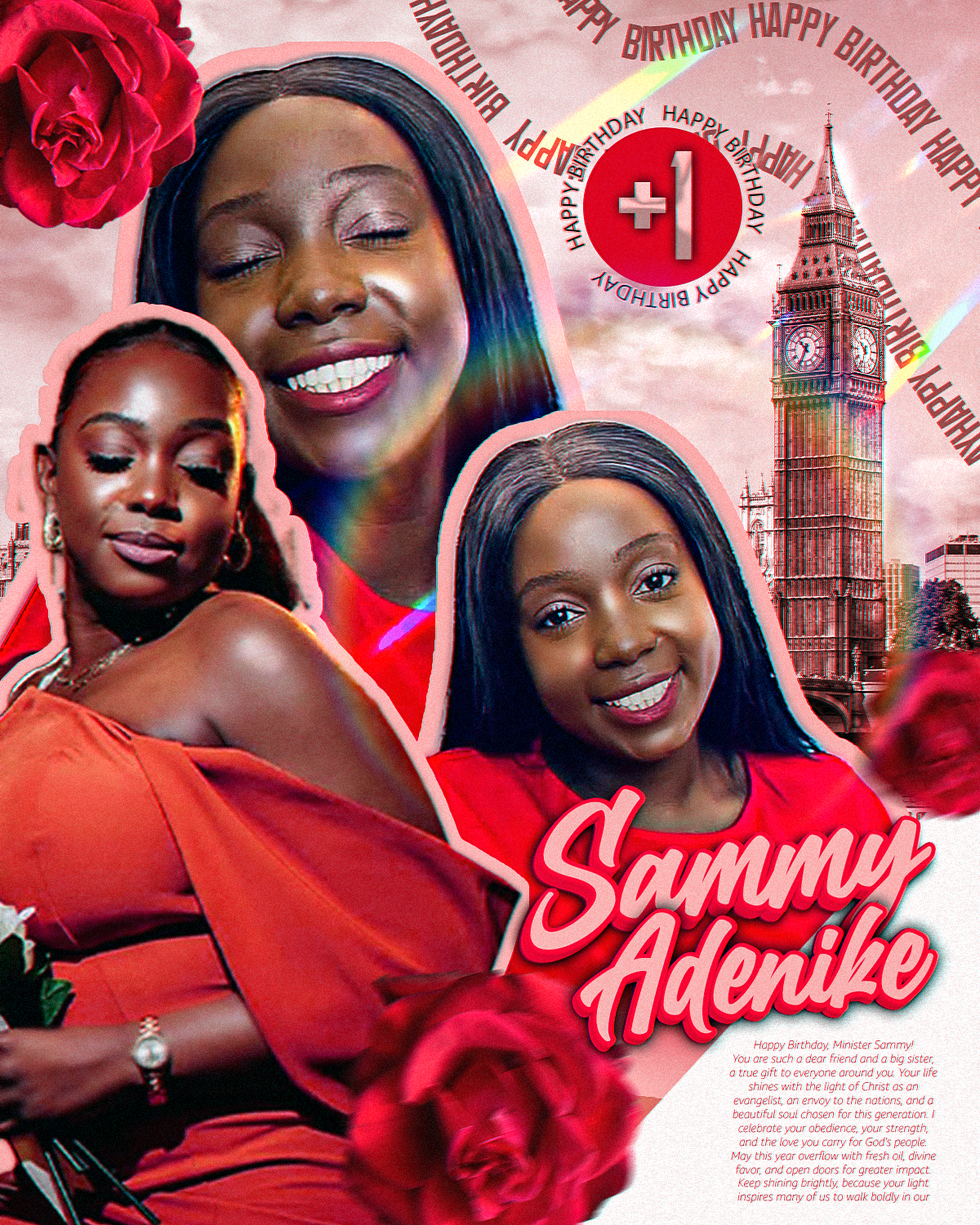 Sammy Adenike birthday design
